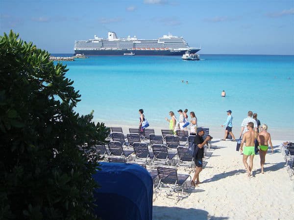 Koningsdam at Half Moon Cay
