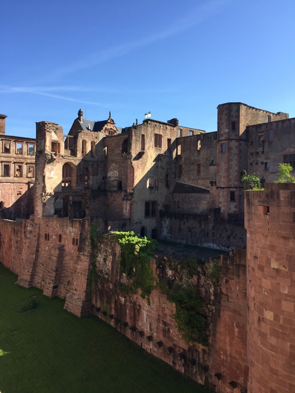 Moat at Heidelberg Castle