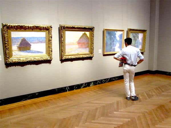 Eying Monet Masterpieces