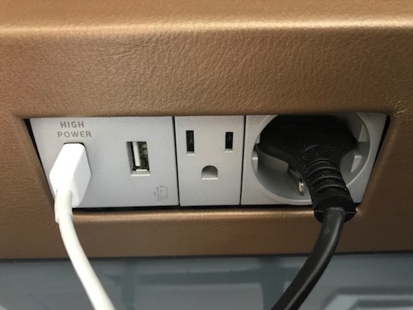 Bedside outlets on Viking Star