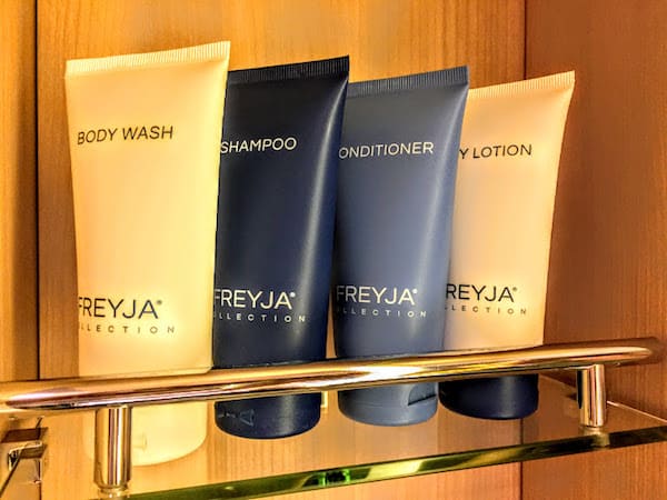 What not to bring when packing for a Viking Ocean Cruise: Freyja Toiletries are stocked on Viking Ocean Cruises