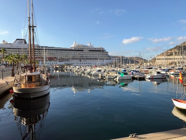 Viking Star at port in Cartagena, Spain