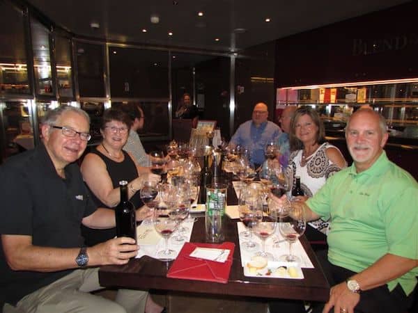 Mixing wines and making friends at BLEND on Koningsdam