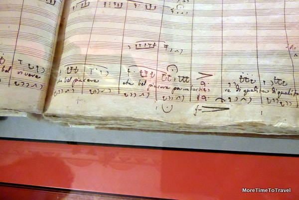 Original score of the Barber of Seville by Rossini