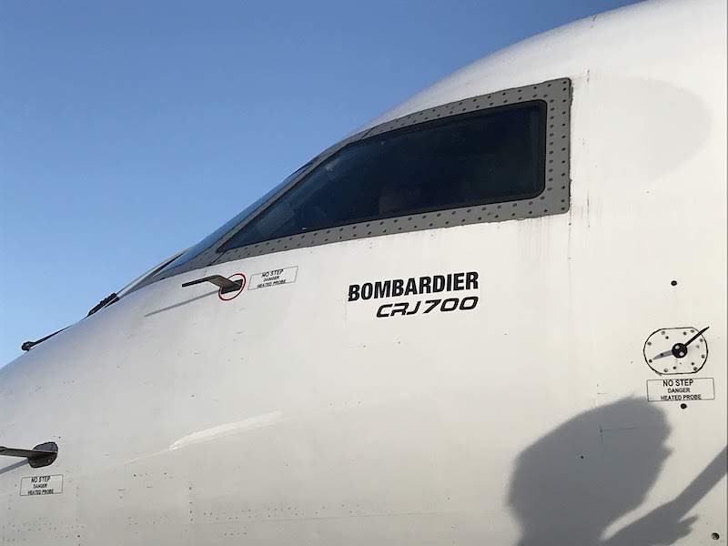 Nose of the Bombardier CRJ700