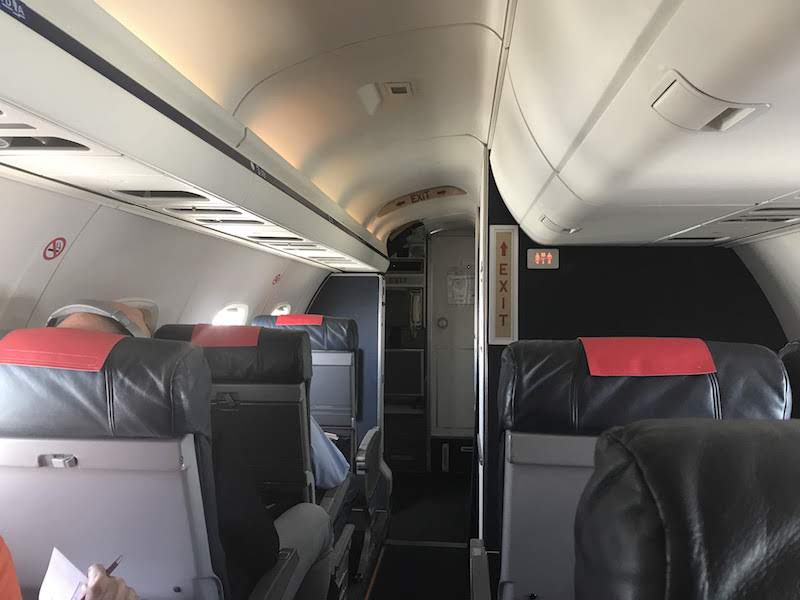 Inside an Embraer ERJ145