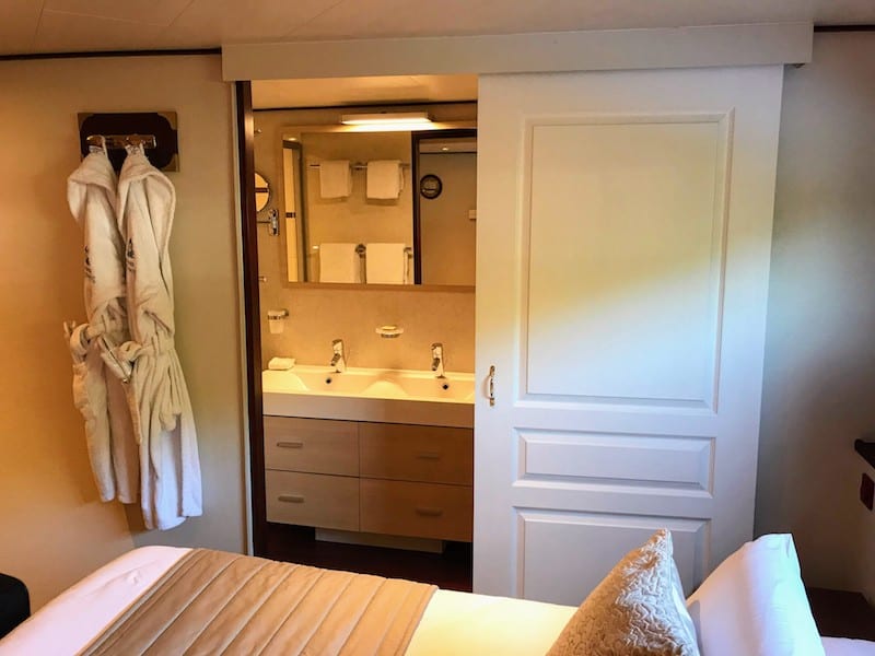 What to Pack for a Barge Cruise: Stateroom on European Waterways barge Panache