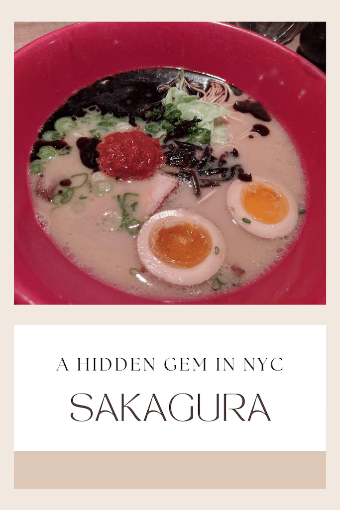 Sakagura Sake Bar in NYC