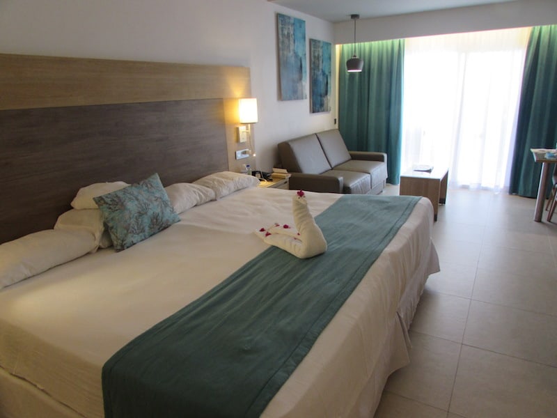 Our tastefully refurbished room at Hotel Riu Palace Tropical Bay