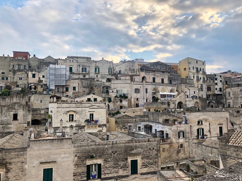 Some of the ancient stone houses of the Sassi