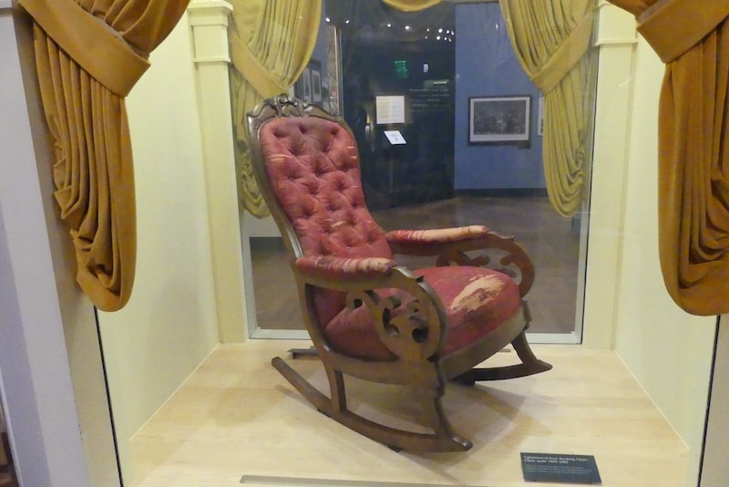 President Lincoln's Chair from the Ford Theatre