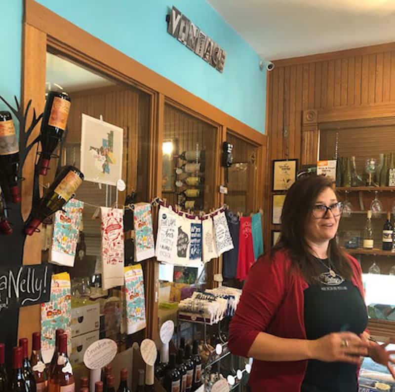 Jaclyn Stuart at Vintage Elkhart Lake Wine Shop