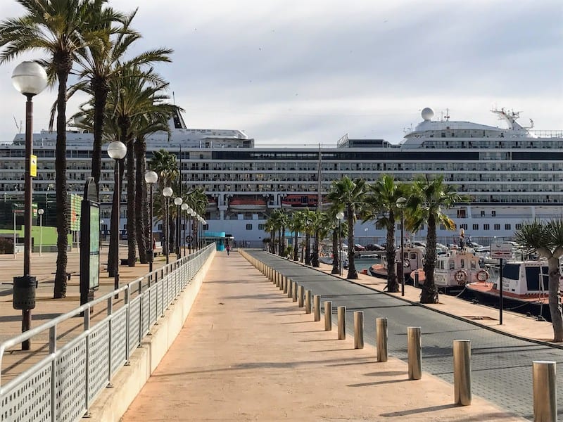 Viking Star at the Port of Cartagena, Spain