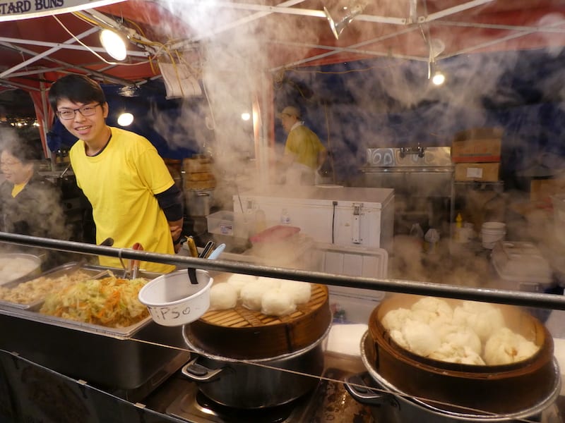 Richmond Night Market has many dim sum booths