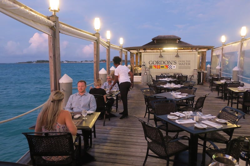 Gordon's Over the Water at Sandals Royal Bahamian: Fine fresh seafood