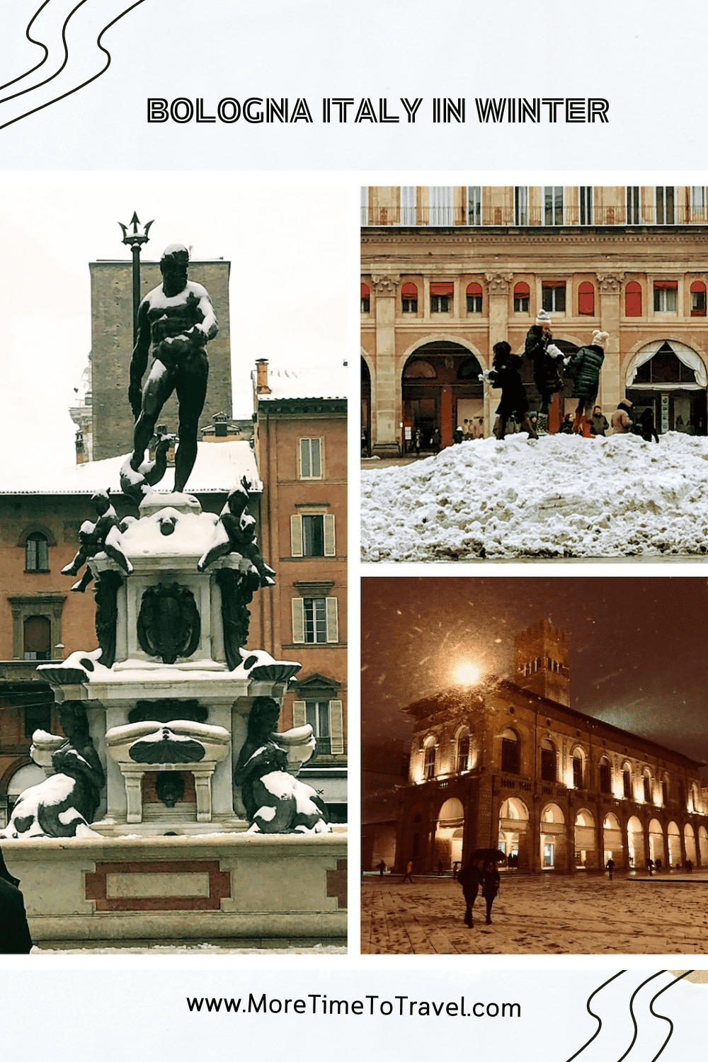 Bologna in Winter pin