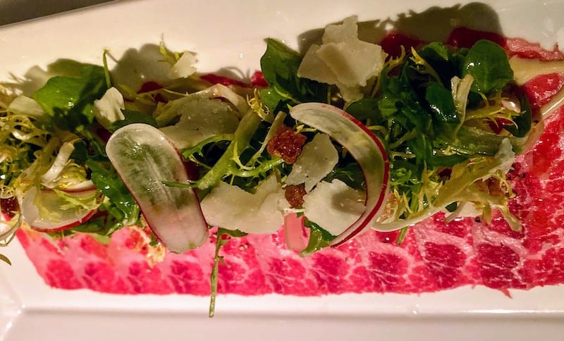 Best Meals: Portale short rib carpaccio appetizer