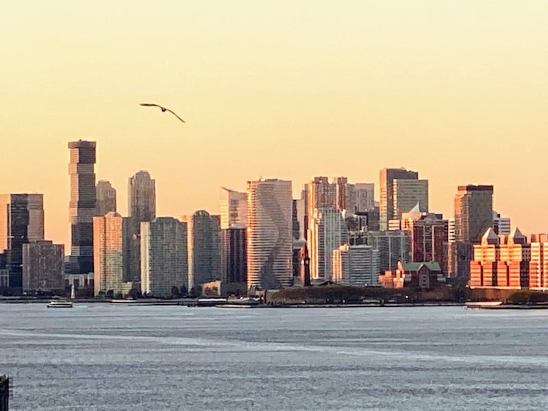 From the Haven on Norwegian Encore: New York Harbor in early morning