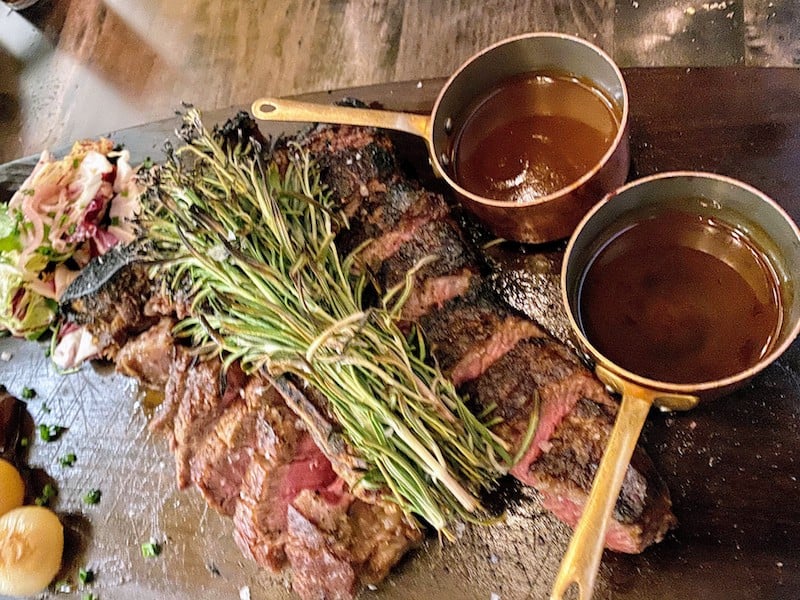 Bistecca Fioentina: Porterhouse steak for two with rosemary