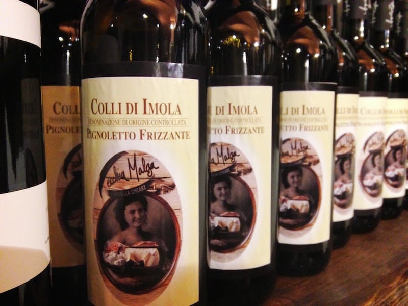 Pignoletto is a sparkling white wine from Emilia Romagna
