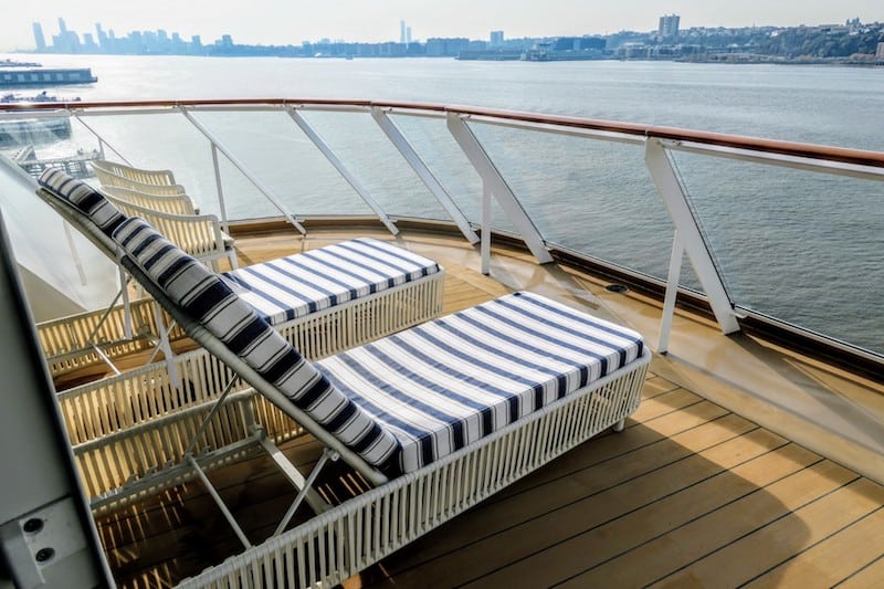 View from our deck at the aft of Norwegian Encore