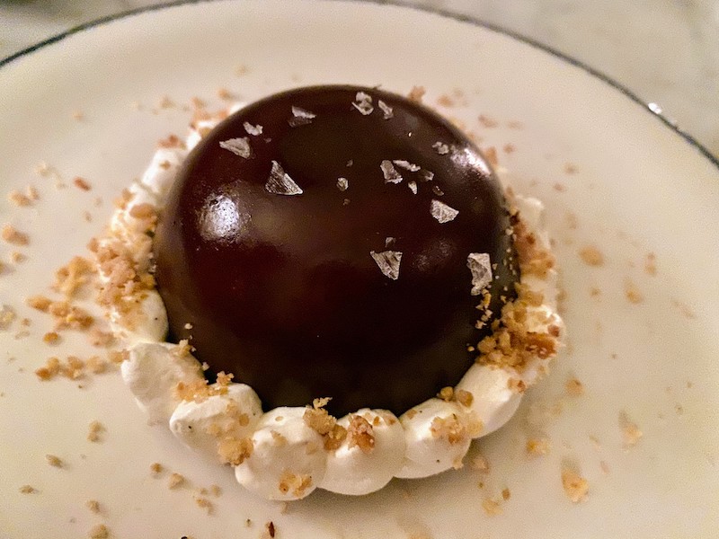 The chef's interpretation of tartufo