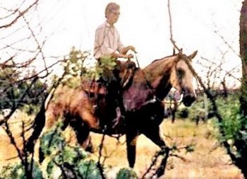 Old photo of Tim in Texas