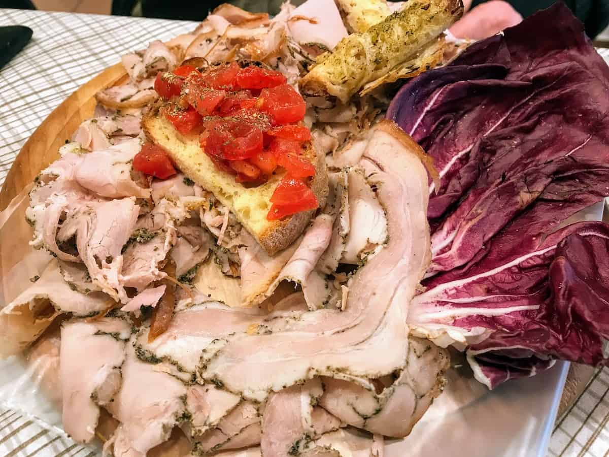 CUTTING BOARD OF PORCHETTA LUCANA
