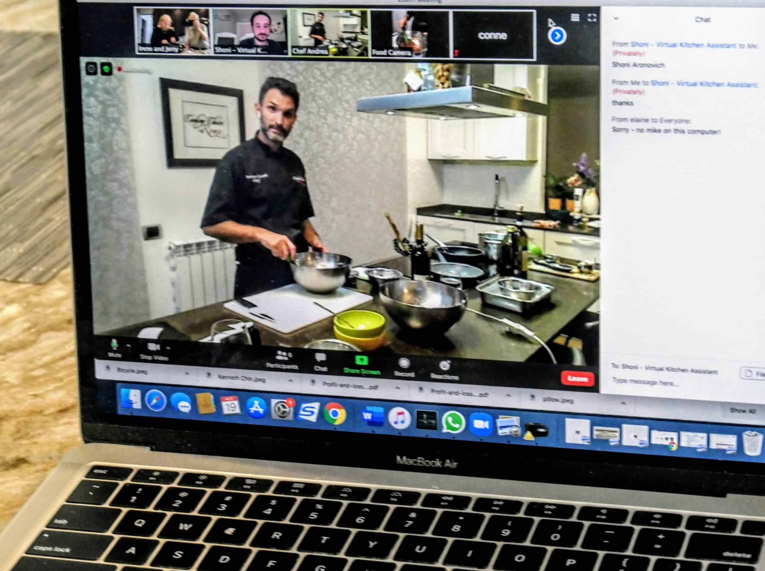 The Roman chef in his kitchen