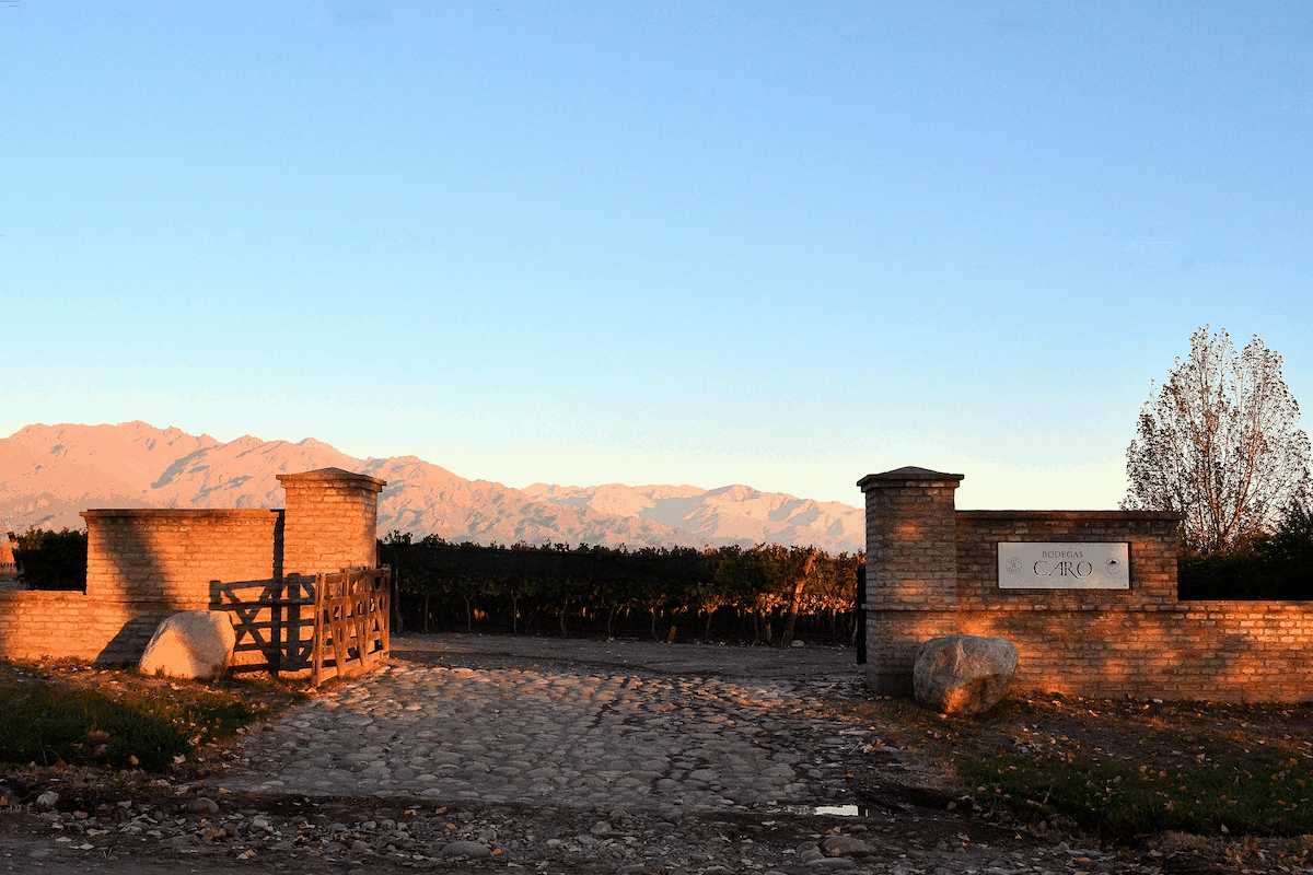 Entrance to the Bodegas Caro Winery
