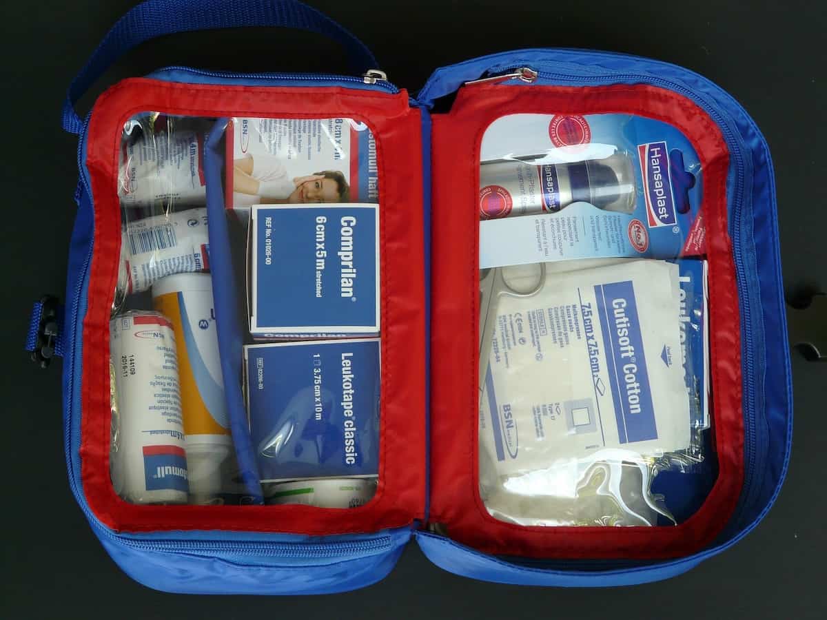 Travel first-aid kit (credit: Pixabay)