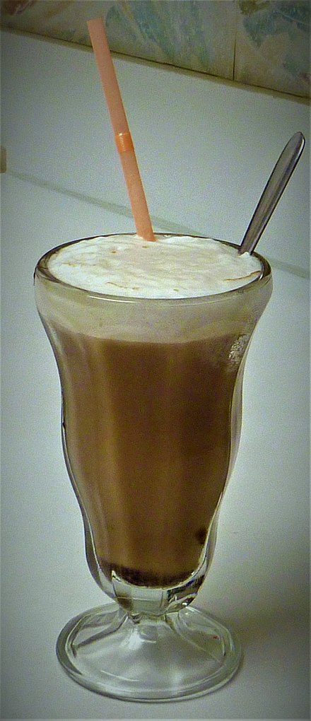 Egg Cream Fountain Drink