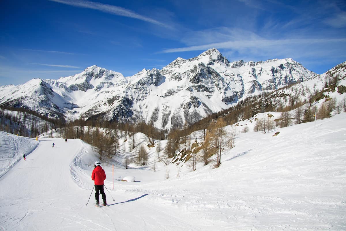 Skiing in the Italian Alps (Monte Rosa)