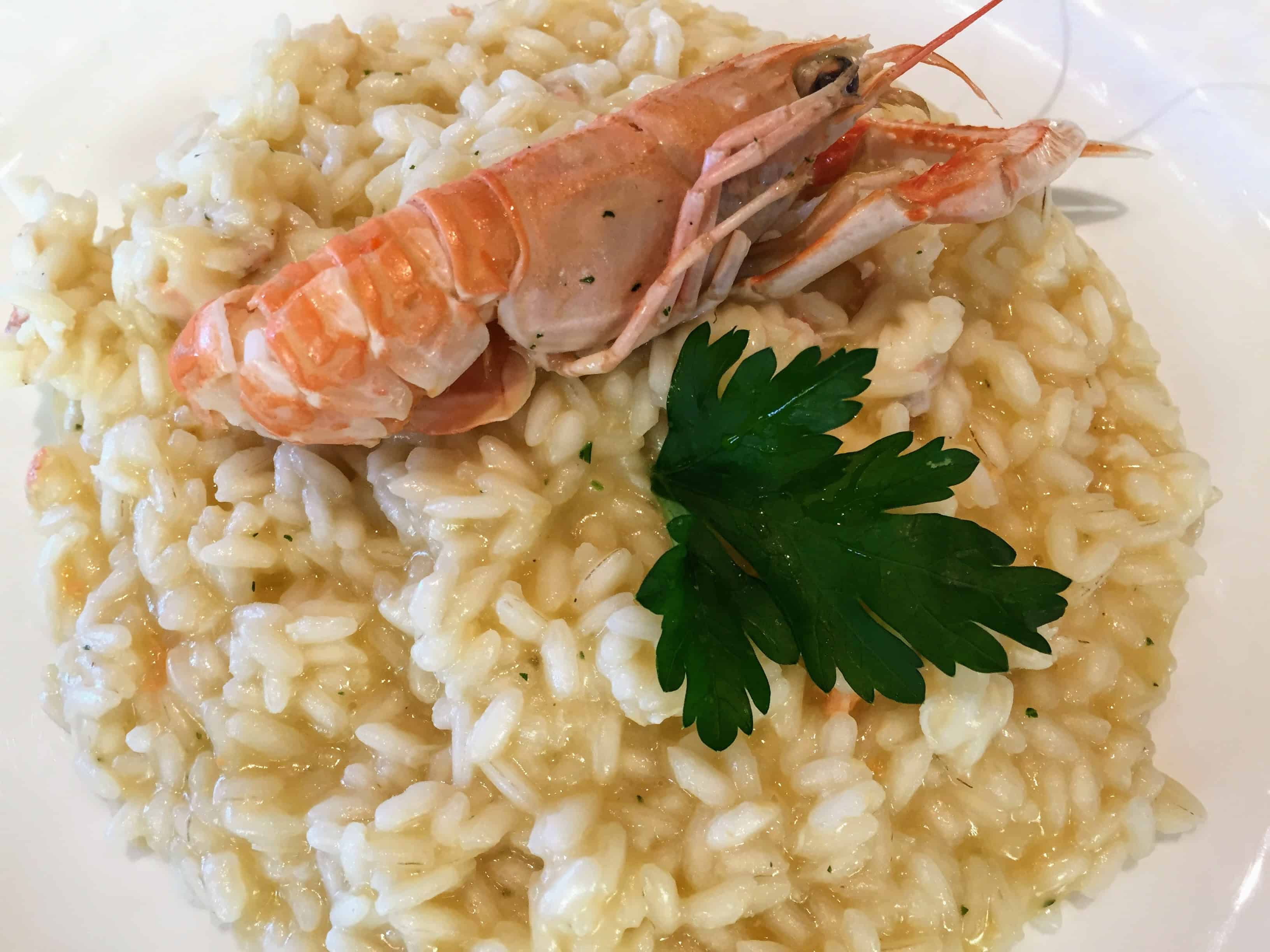 Seafood risotto
