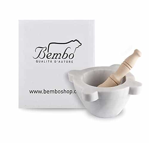 Image for White Carrara Marble Mortar with Pestle 