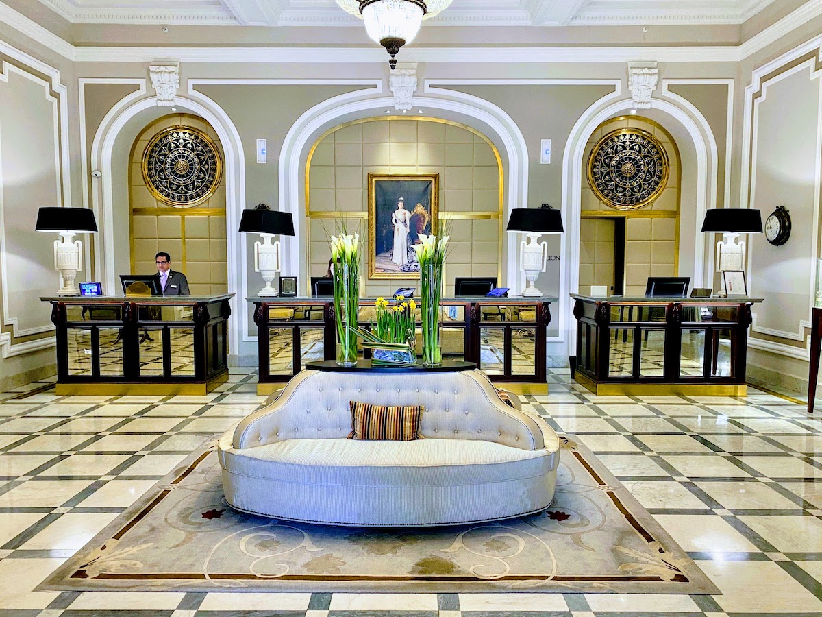 Lobby of Hotel Maria Cristina