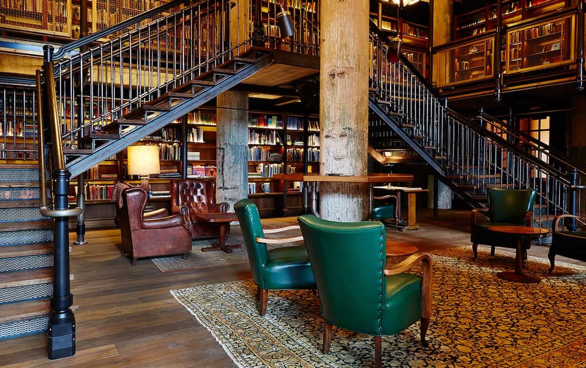 Hotel Emma Library (credit: Hotel Emma)