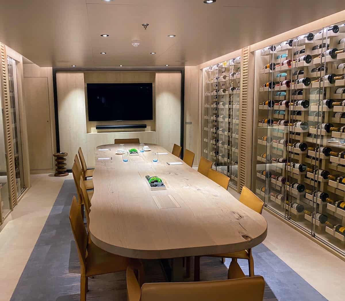 Private dining room on Viking Octantis