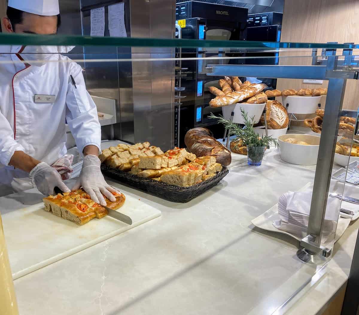 To produce fresh breads and bakery products on VIking Octantis, work is 24/7