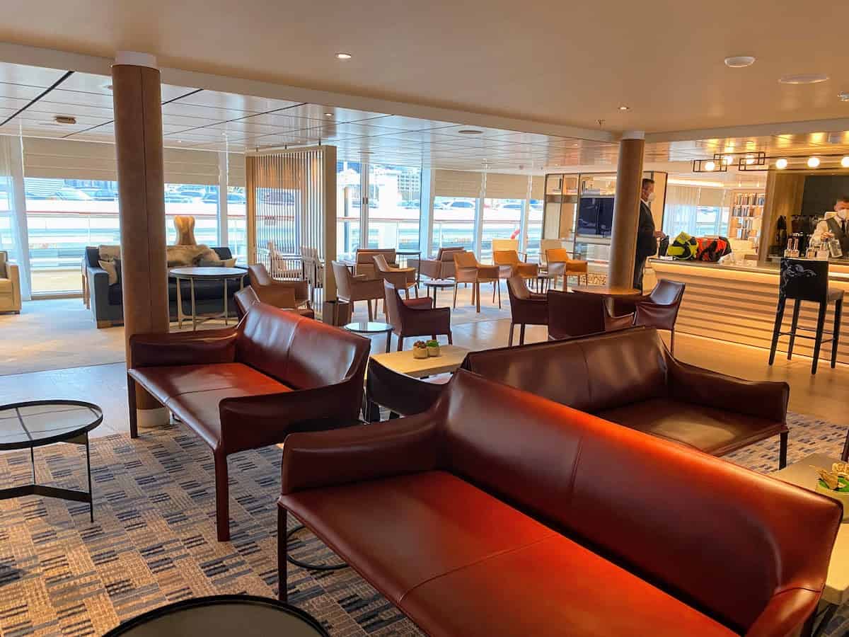A portion of the living room on Viking Octantis