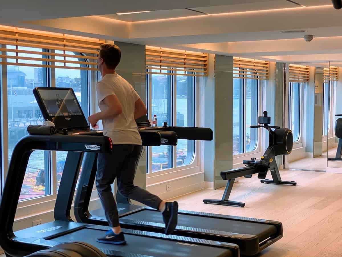 Exercise machines on Viking Octantis