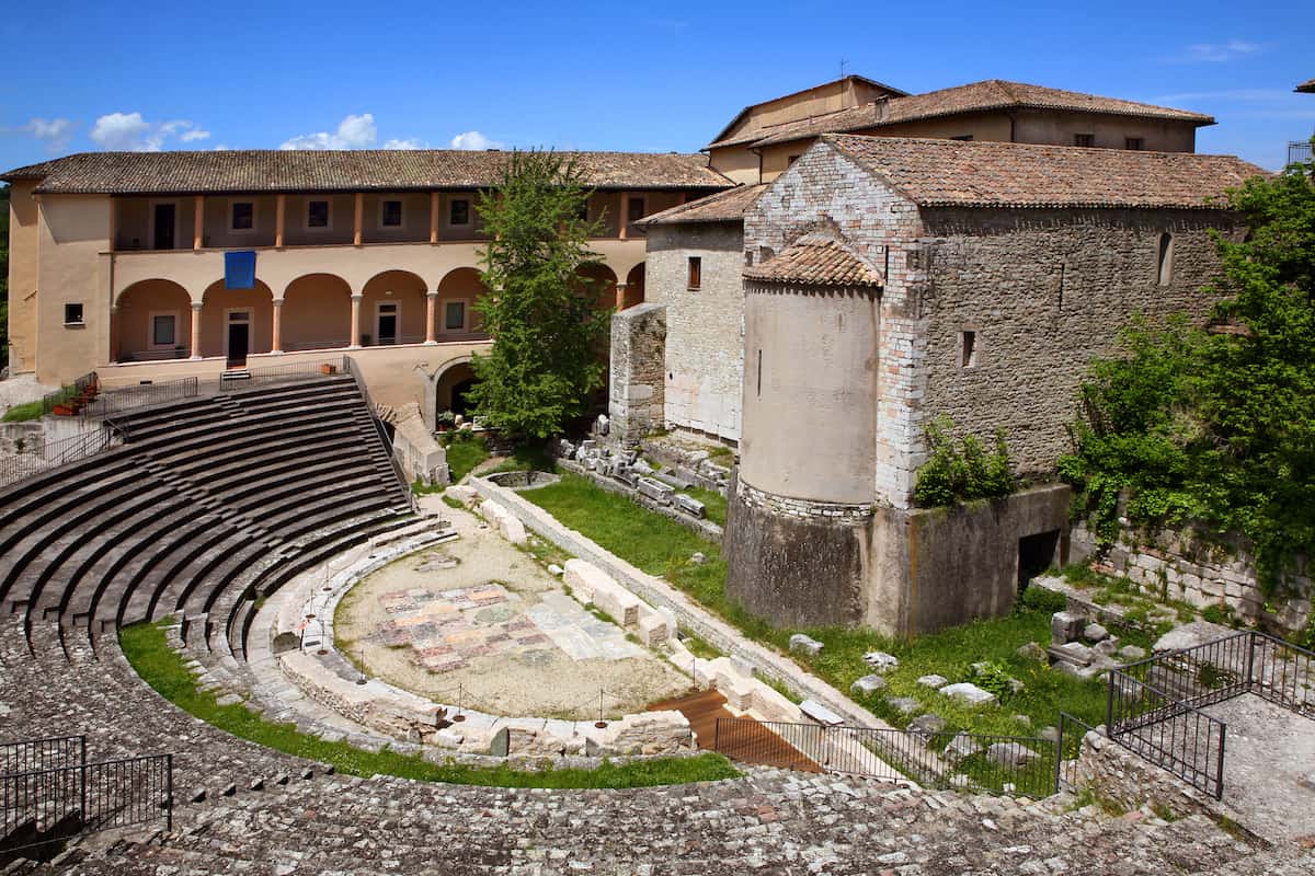 The Roman Theater in Spoleto dates back to the first century BC