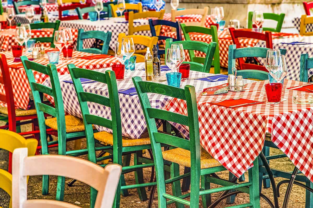 Italian American foods predominate many red sauce restaurants
