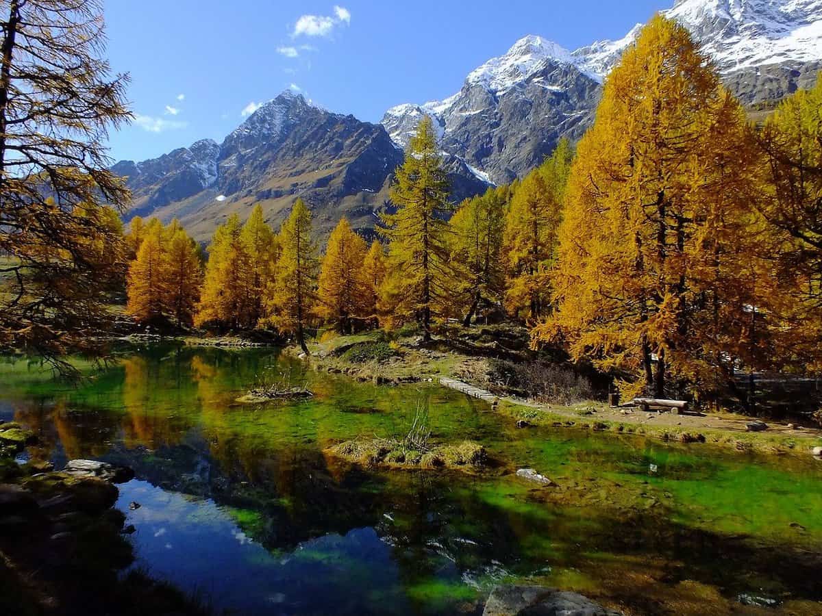 Aosta Valley in autumn