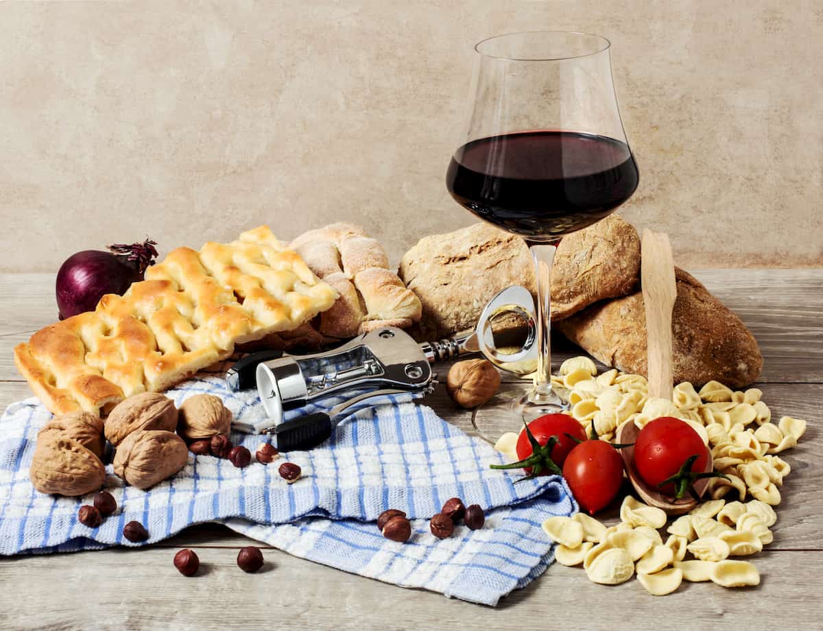 Ligurian food and wine varies from place to place 