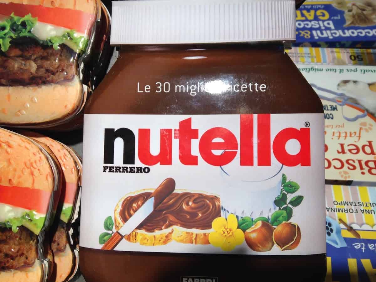 Nutella: A popular breakfast spread