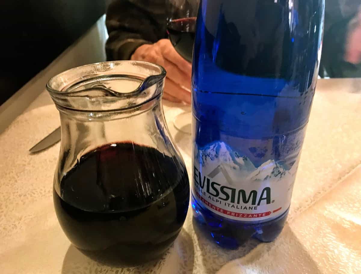 Water and wine, first to arrive