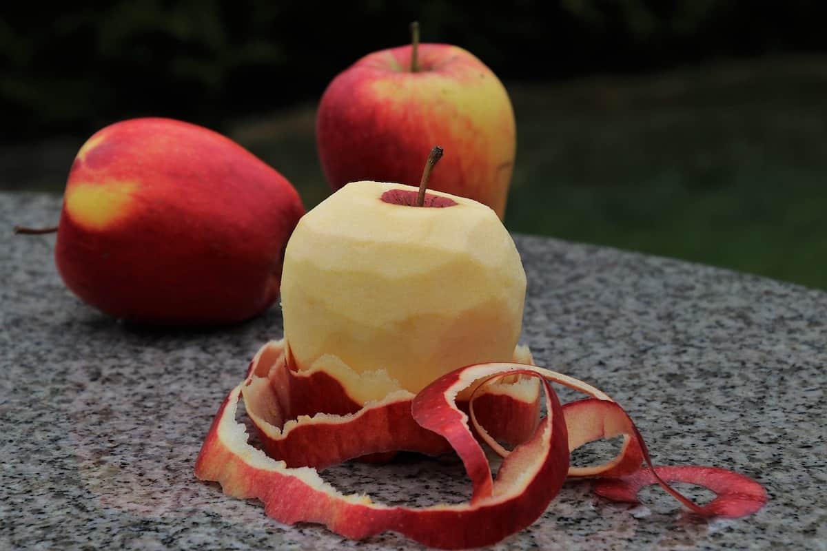 Fresh peeled fruit