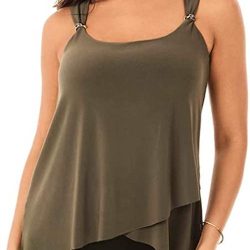Miraclesuit Swimwear Scoop Neck Tankini Top