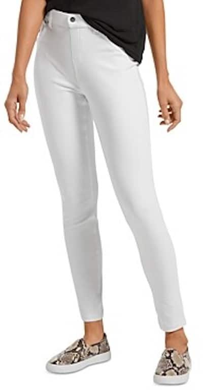 Hue Ultra-Soft High Waist Denim Leggings in White